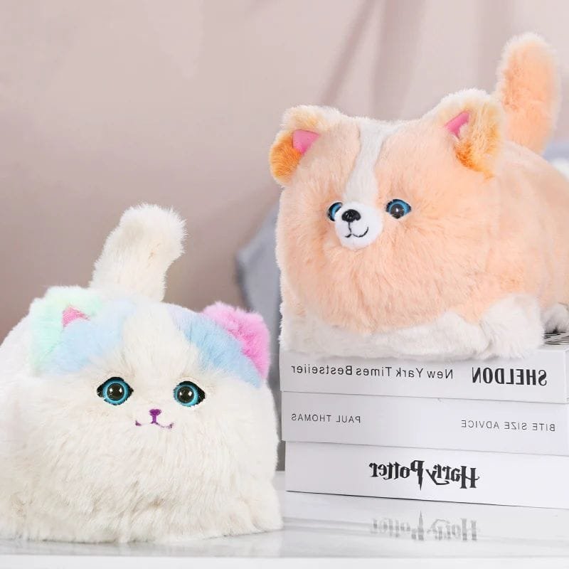Cartoon Cute Plush Electric Cuddle Cat Toy Creative Simulation Cat Learn To Talk Wag Your Tail Blink Your Eyes Plush Doll Toys - Image 5